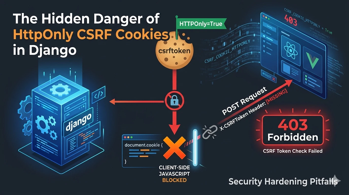The Hidden Danger of HttpOnly CSRF Cookies in Django